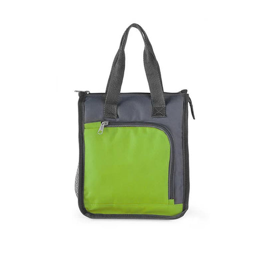 Green  Portable Insulated Lunch Bag for Office, Picnic, and Grocery Use